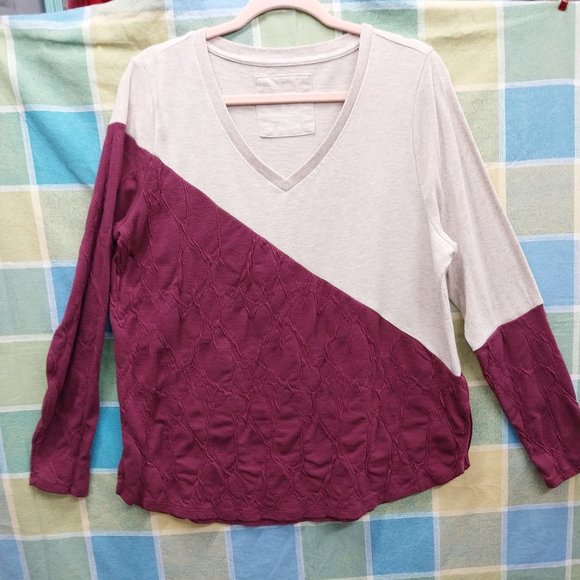 Sonoma Tops - 2463 Jeaniemade Size XL Upcycled Sonoma Stretch Tunic Top